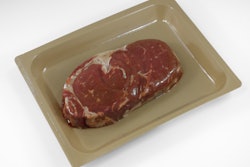 Renewably sourced barrier tray.