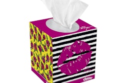 The Kiss Me design is sprinkled with floral and sealed with a kiss from Betsey.