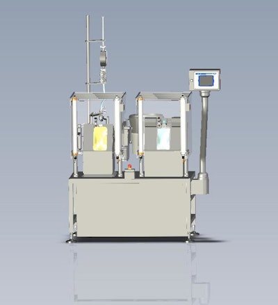 Type 529 semi-automatic IV bag filling and closing machine