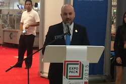 Gerardo Barajas, director of EXPO PACK Guadalajara, opens the show.