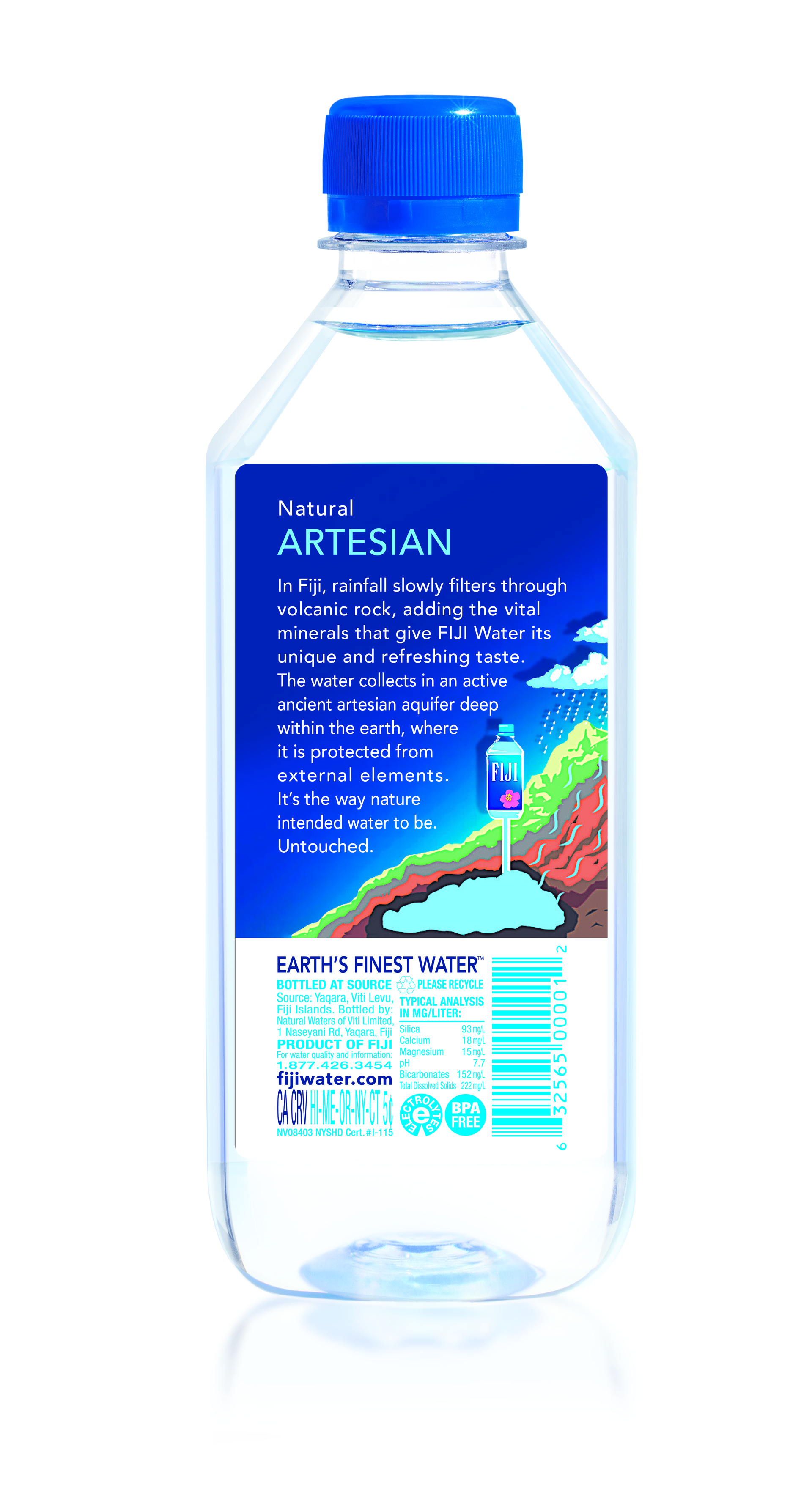 35 Fiji Water Bottle Label - Labels For You