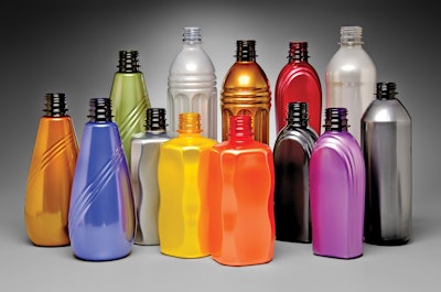 DRAMATIC COLORS. PTI’s oPTI foam bottle technology has been engineered to provide brand owners with a greater color selection for PET, but with the same functionality.