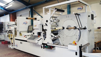 Slitter/rewinder. Mechanical flexibility and precise tension control are among the key benefits AB Graphic International values in its slitter/rewinder for label production.
