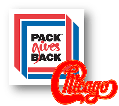 Chicago headlines PACK Gives BACK