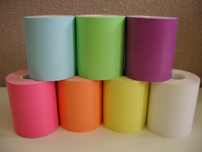 MaxStick Spectrum Packaging offers all seven colors of liner-free labels in one carton.