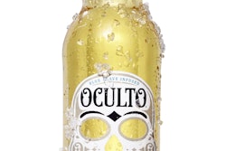 Tactile and thermochromic inks make this bottle's labeling special.