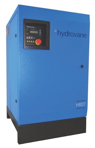 Hydrovane rotary vane compressor