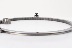 Ring Gear Inside with Pinion Low Angle