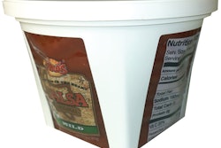 Hybrid plastic tub for salsa