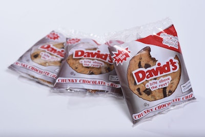 SINGULARLY DELICIOUS. David’s Cookies’ produces single-serve premium products for food service and retail markets.