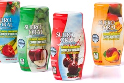 Electrolyte replacement beverage Suero Oral goes to market in a new, concentrated version packaged in a squeezable, 2-oz bottle to capture a new market.