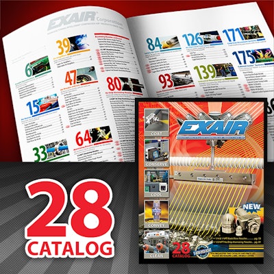 EXAIR’s New Catalog 28 Offers 192 Pages of Intelligent