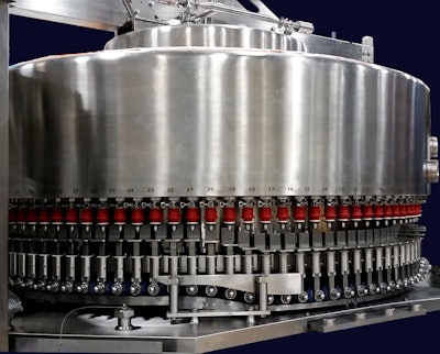 High-speed dairy filling machine