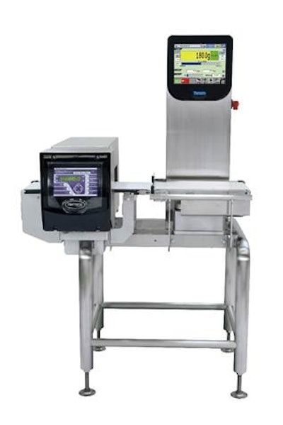 Checkweigher/metal detector combo