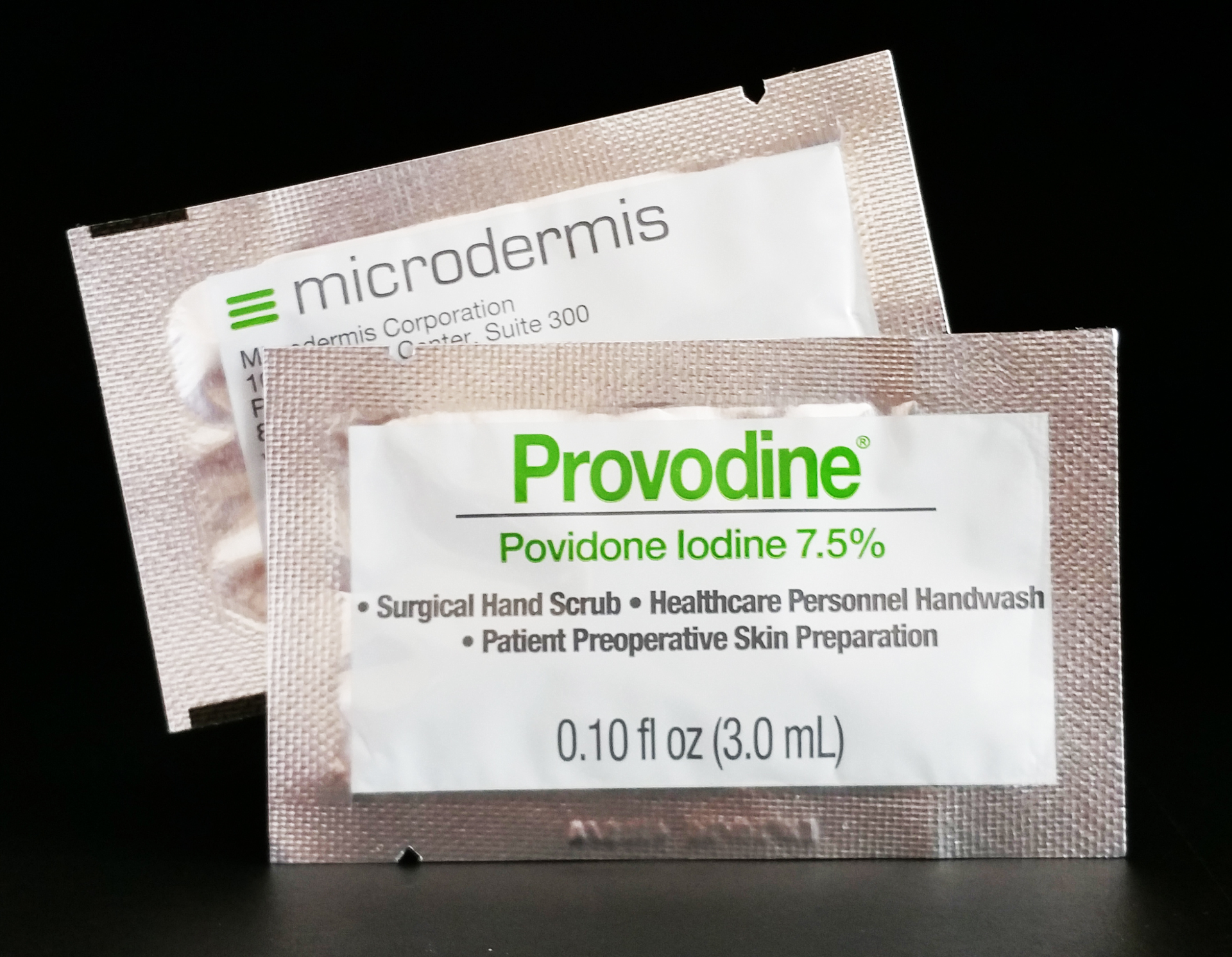 Provodine packettes.