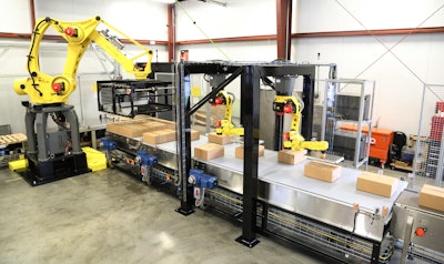 Two new robotic palletizers