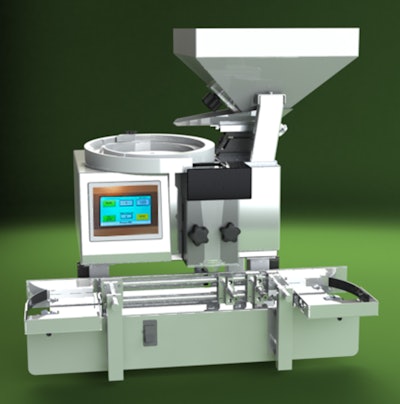 Machine features a flexible design that can be used as a check counter, bulk product counter, or for filling bottles or pouches.
