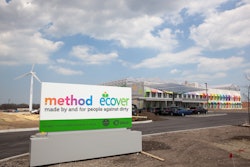 Method built its first and only U.S. manufacturing facility on a brownfield site in Chicago’s historic Pullman area. The site includes a refurbished wind turbine and solar panels that produce energy for the plant.
