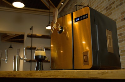 SYNEK has introduced a standalone home appliance that refrigerates, pressurizes, and dispenses beer for the home consumer.