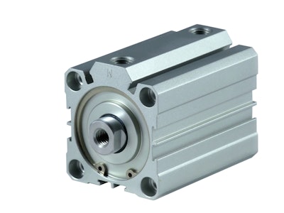 Compact pneumatic cylinders