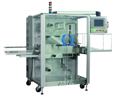 Quatum Class Band-It Stretch Bander is adjustable for a wide range of cartons in a compact footprint.