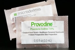 Next-generation infection control product Provodine cream includes aggressive chemical compounds that were addressed by an award-winning seven-layer flexible packaging structure for the product’s 3-mL packette shown here.