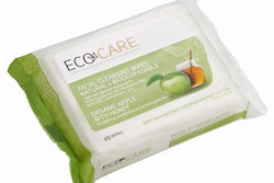 Packaging for these facial wipes uses renewable and recyclable resin for a lower carbon footprint than its competitors.