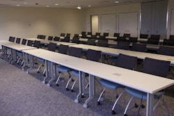 Training Center at new IoPP offices is nicely appointed.