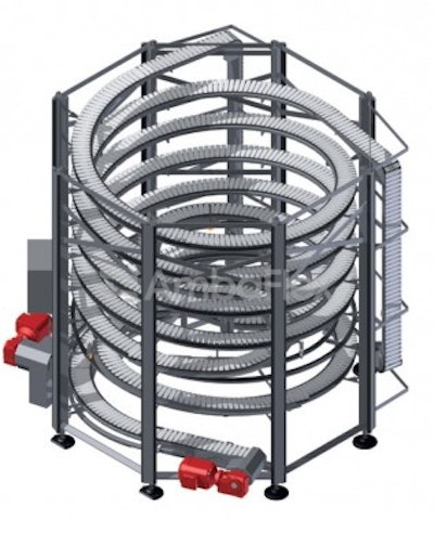 Spiral accumulator