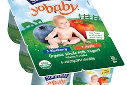 Stonyfield Organic YoBaby Yogurt Multi-Packs, a good example of how bioplastics can bring a lower cost and higher or equivalent performance compared to polystyrene, the petroleum-based material typically used for such a package.