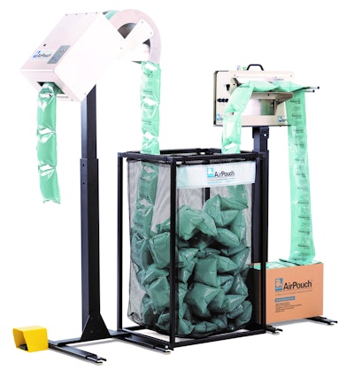 AirPouch counts and separates void-fill air pillows for high-volume packing operations.