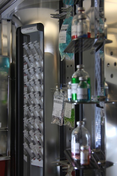 Automated compounding technology stores syringes, vials, bags and other inventory in a USP<797>-compliant environment.