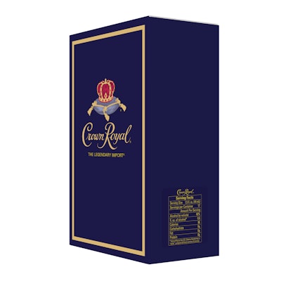 Pw 147359 Image Crown Royal With Serving Facts Label
