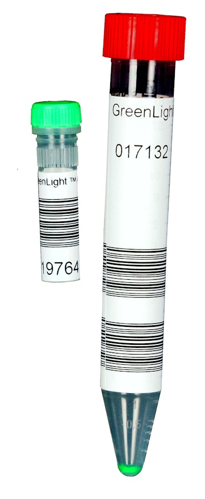 Mocon Inc. (www.mocon.com) announces major enhancements to its GreenLight® rapid microbial detection system. The oxygen sensor vials used with the GreenLight system now feature a 50% shelf-life increase and a broader storage temperature range. The APCheck™ vials now offer an 18-month shelf life at storage temperatures ranging from 4°C to 40°C. As a result, the testing vials will be usable for a longer period of time without the need to invest in costly refrigeration equipment. Additionally, quality control professionals can now store sensors close to the lab operators or even out in the field without the need for controlled environments. The sensor vials work with GreenLight to measure changes in oxygen content in a microbial sample. This information can be converted to a presence/absence result or an enumeration of microbial load in colony-forming units per gram (CFU/g). GreenLight can provide results at very low bacterial loads in less than 24 hours. The internal incubator enables lower power usage, and