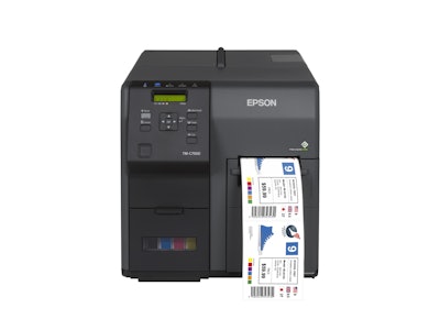 Label printer with high-end graphics
