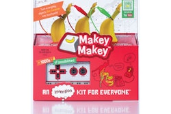 A 'banana piano' diorama on the top half of the carton depicts the brand's most ownable invention.