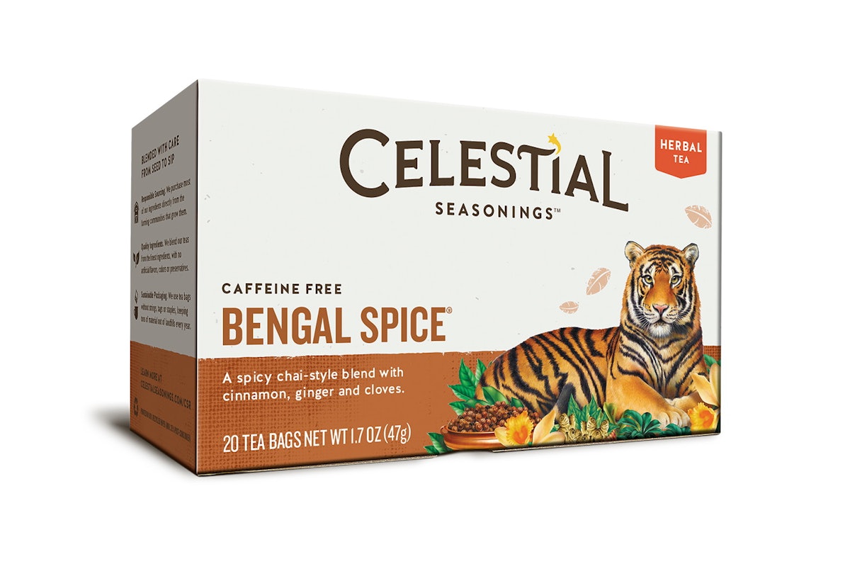 Celestial Seasonings Cinnamon Apple Spice Herbal Tea - 20 bags, 1.7 oz box