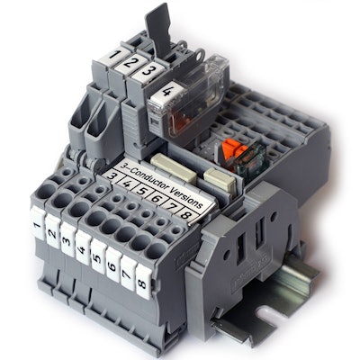 Fuse and disconnect terminal block