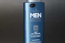 Sleek, modern feel on new bottle for hair care products.