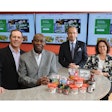 All playing key roles in bringing packaging innovation to market at McCormick & Co. are (left to right) Rick Gill, Vice President Technical and R&D; Michael Okoroafor, Vice President, Global Packaging Innovation; Dr. Hamed Faridi, Chief Science Officer; and Tracie L.C. Wilson, Senior Principal Scientist in Packaging Innovation. Photo by Jim Burger Photography.