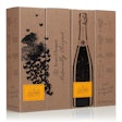 Veuve Clicquot Naturally Clicquot 3 uses grape-based paperboard for its secondary packaging.