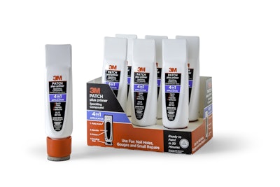 TricorBraun design includes Spackle, primer, putty knife and sandpaper in single pack to simplify life for do-it-yourselfers in repair projects.