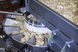 Since the 14-head combination scale was installed, Branston’s crispy slices can now be packed at a rate of 77 PET rays/min.