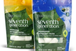 Seventh Generation has launched its dishwash pods in a fully recyclable, all-PE multilayer flexible stand-up pouch.