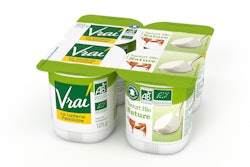 France-based dairy firm works with its supplier on specialized materials, cup shape and f/f/s machine for its 125-g yogurt cups.