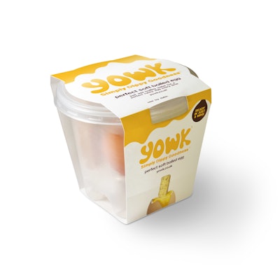 Convenience packaging brings consumers a soft-boiled egg in five minutes.