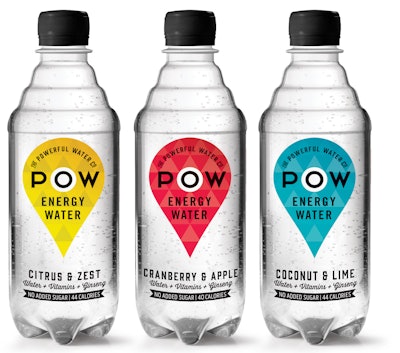 Powerful Water Co.’s move into 100% recyclable bottles and labels shows in its packaging for a range of new products said to represent the first natural energy water launched in the U.K. and Ireland.