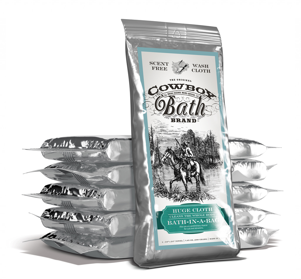 This 25-count pack of large bathing cloths won FPA Silver award.