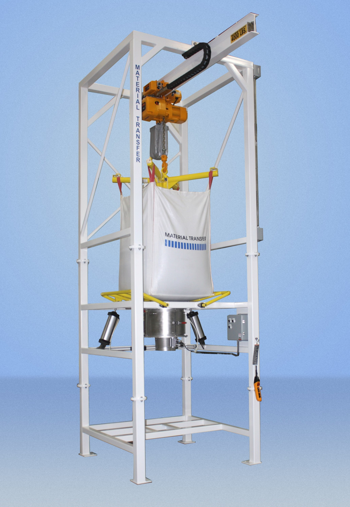 Material Transfer Custom material bulk bag discharging system From