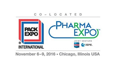 PACK EXPO International and Pharma EXPO 2016 joint logos